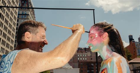 nude body painting public|Wearing Paint Instead of Clothes on the Streets of New York.